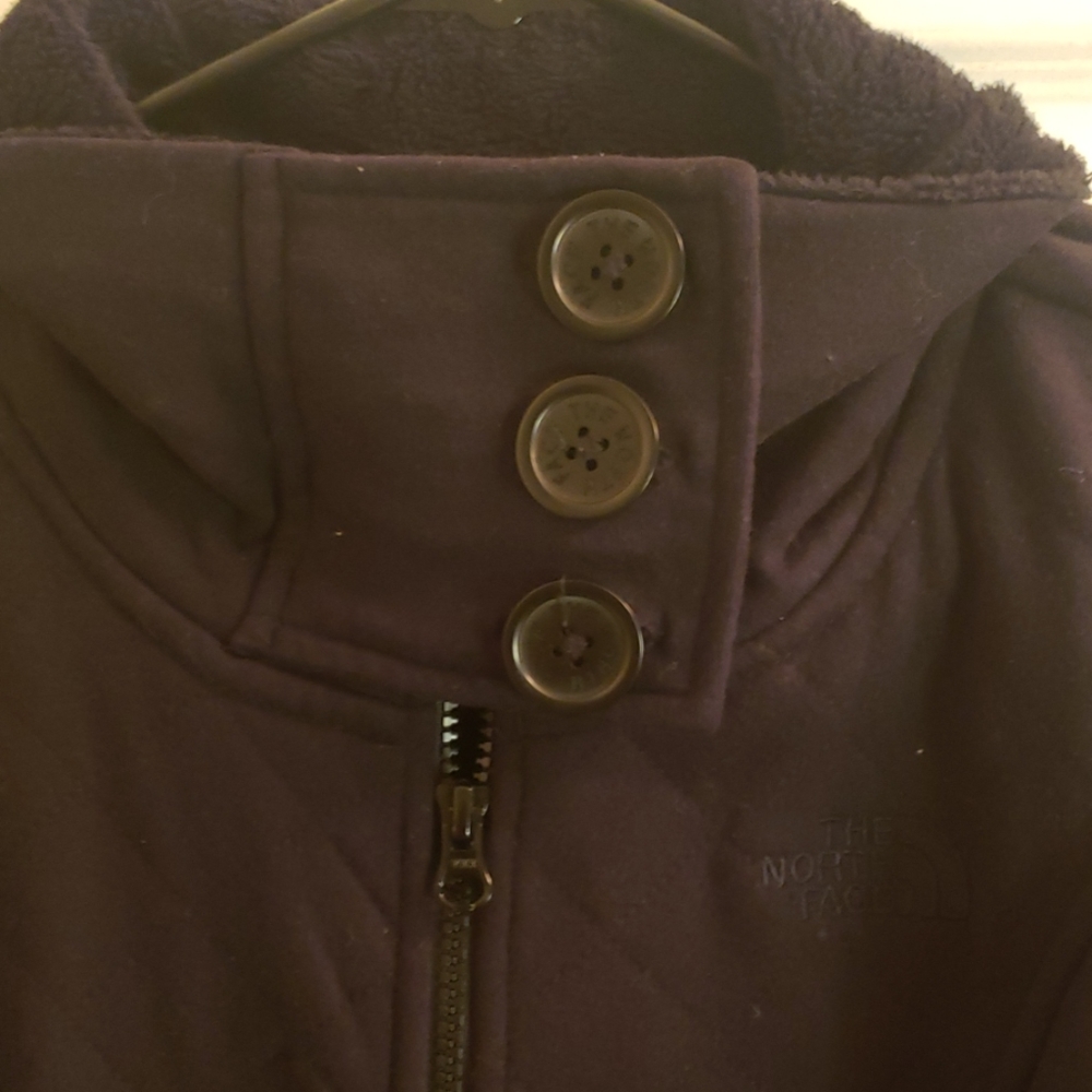 North Face Black Fleece Lined Jacket Small - Picture 3 of 7